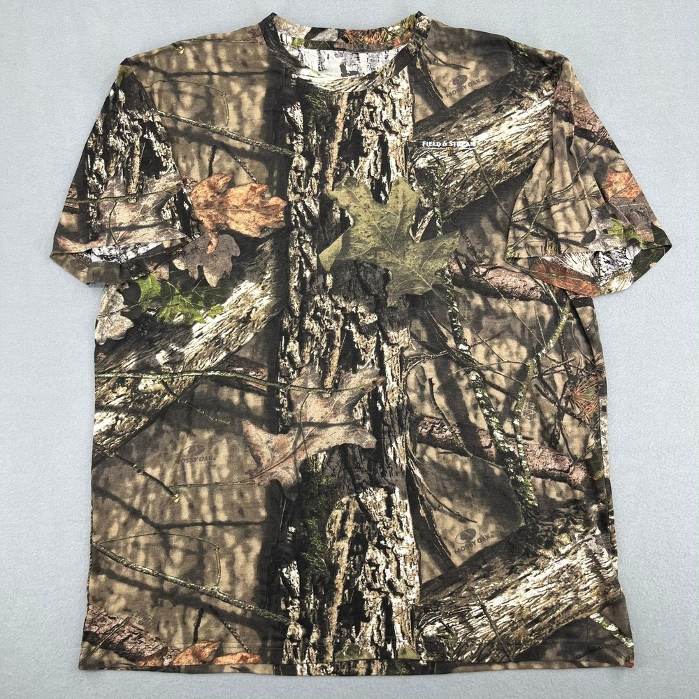 Field & Stream‎ Mens 2XL Mossy Oak Break Up Country Camo T-Shirt Hunting